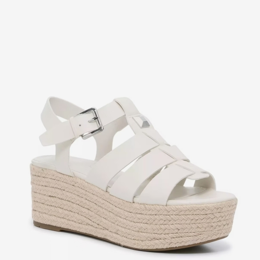 Marc Fisher Joven Espadrille Wedge Sandal Sz 8